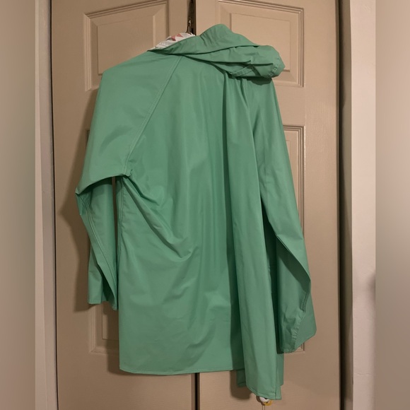 Vintage 1980s Fully Reversible Raincoat PVC - Picture 2 of 4